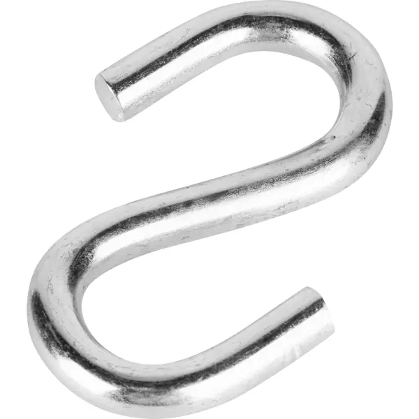 Крючок S-образный Standers 8х14.5 мм, сталь оцинкованная, цвет серебристый крюк s образный 4 мм серебристый
