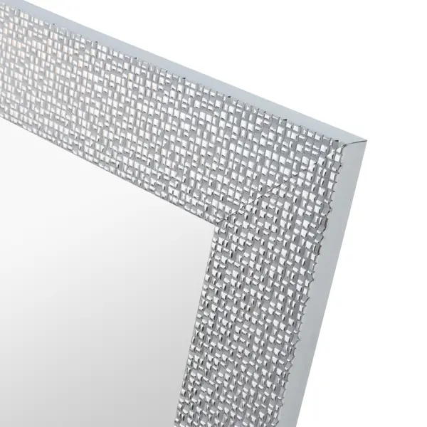 фото Зеркало декоративное белое с мозаикой 60x160 см без бренда