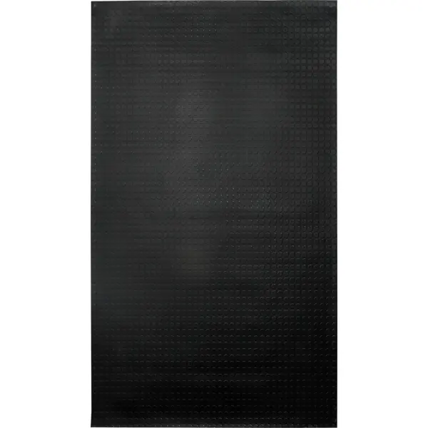 Ковровое покрытие «Монетка» 1.2 м резина, на отрез, цвет чёрный