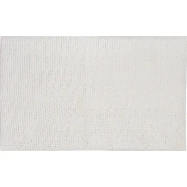 Коврик для ванной комнаты Merci 45x70 см цвет белый коврик для ванной комнаты wasserkraft