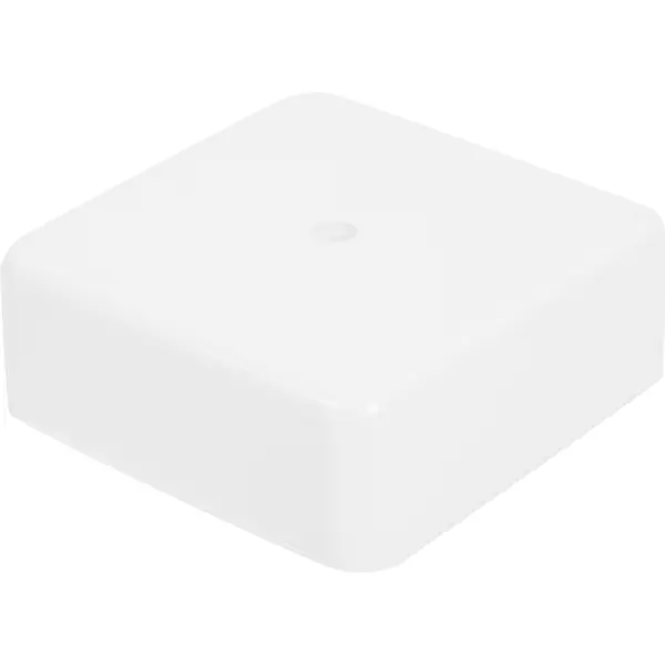 Распределительная коробка открытая IEK 75x75x28 мм 2 ввода IP20 цвет белый