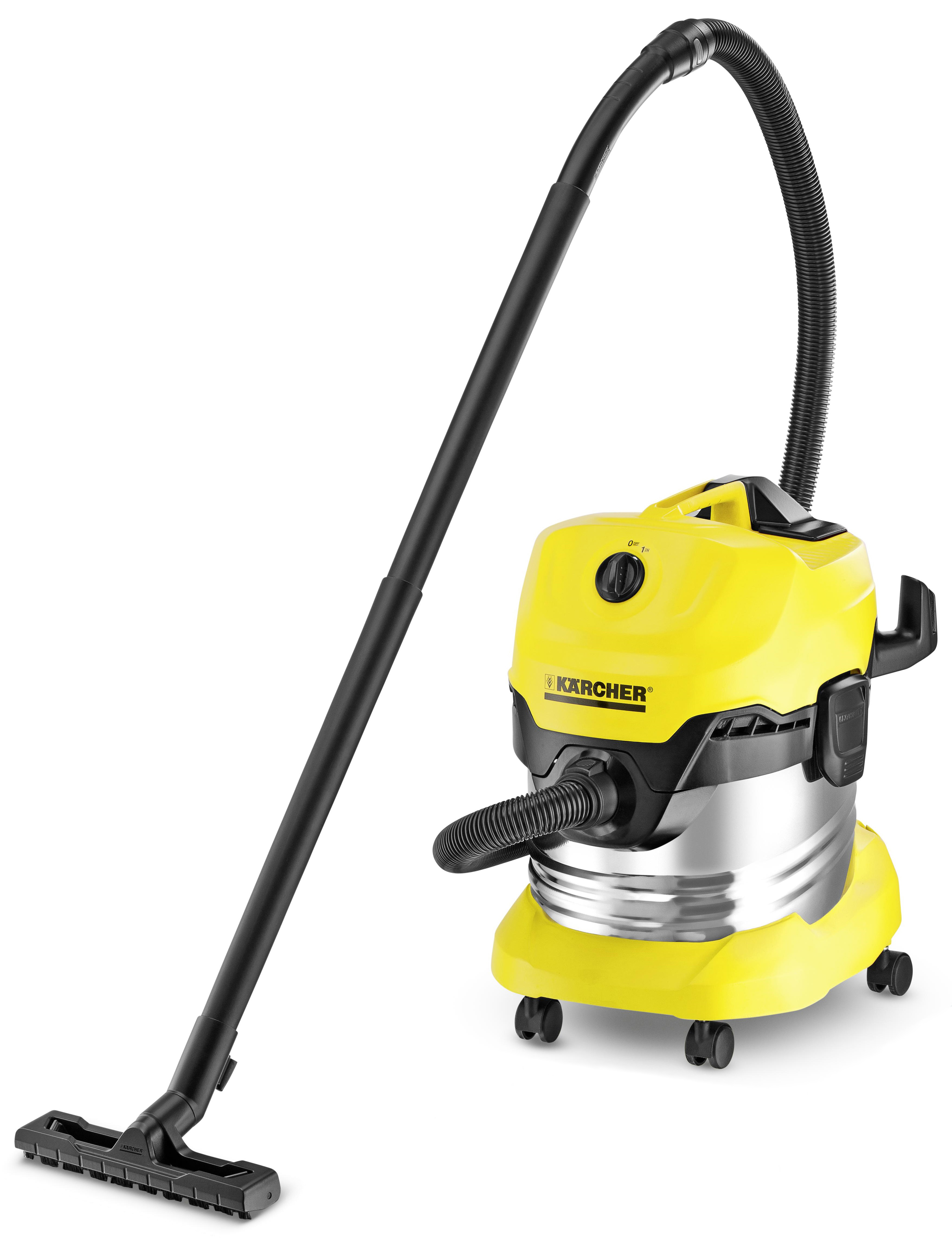 Пылесос строительный Karcher WD 4 Premium, 1000 Вт, 20 л по цене 11533  ₽/шт. купить в Омске в интернет-магазине Леруа Мерлен