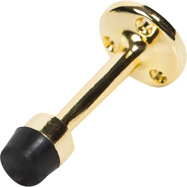Стопор дверной LDS007GO, металл, цвет золото ручка скоба rs802gp 4 96 мм металл золото глянцевое