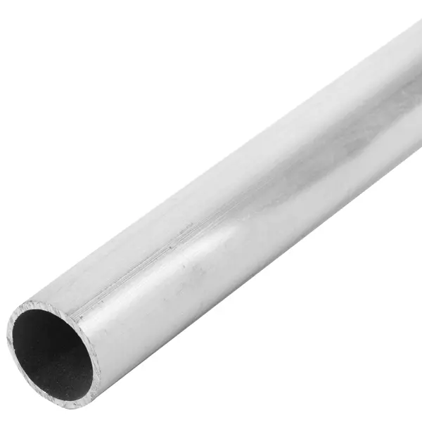 Труба 25x1x1000 мм, алюминий, цвет серебристо-белый труба профильная 60x60x2 мм 6 м