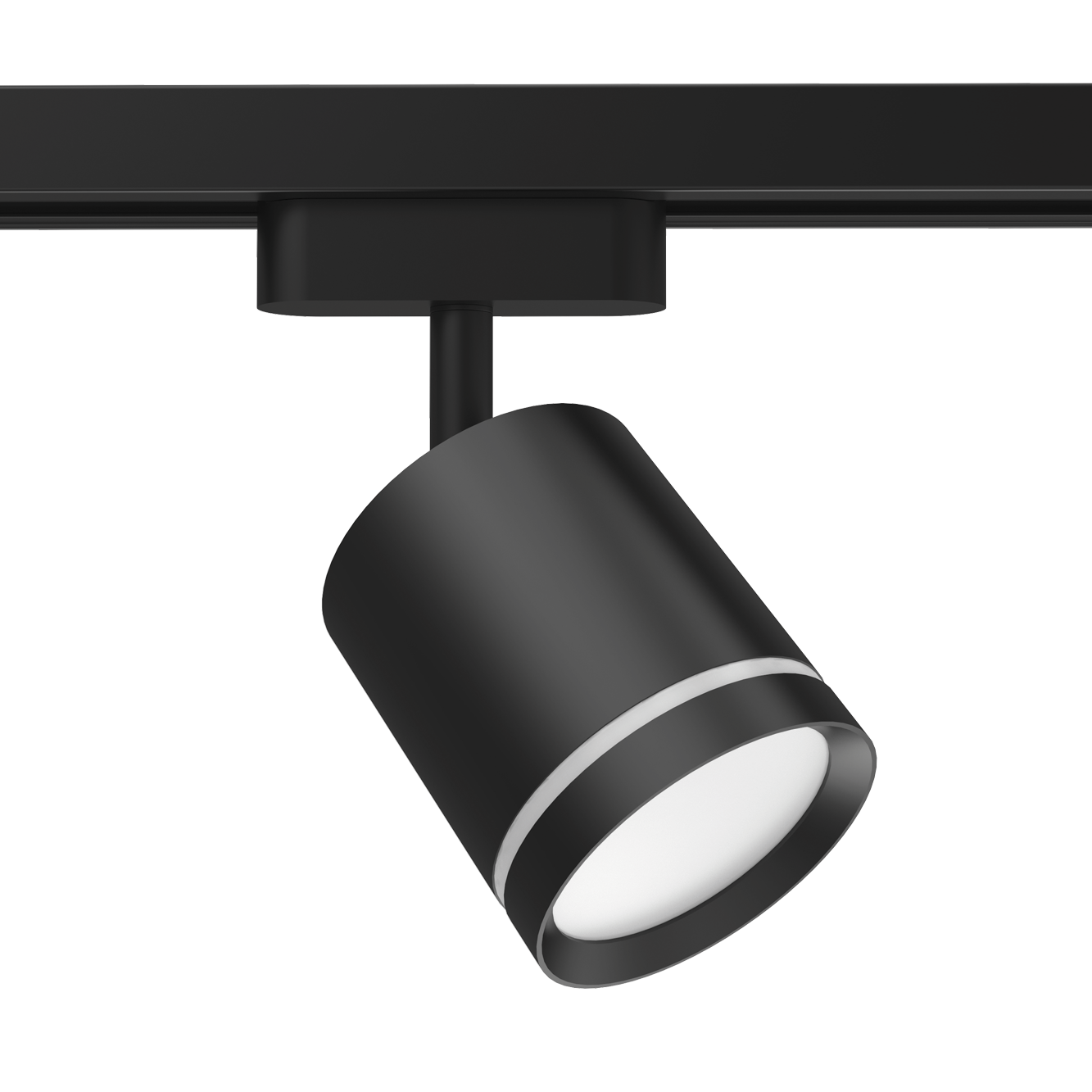 Трековый светильник светодиодный Gauss 5 Вт 3 м² цвет черный в .