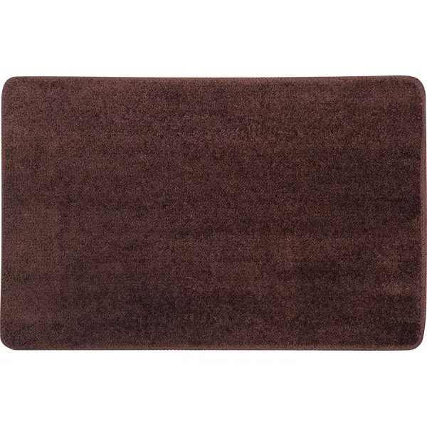 Коврик для ванной комнаты Presto 45x70 см цвет коричневый коврик для ванной комнаты funky 60x40 см кремовый