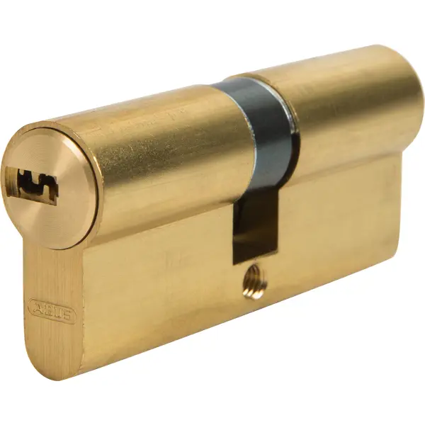 Цилиндр Abus D6MM 35/35, 35x35 мм, ключ/ключ, цвет золото