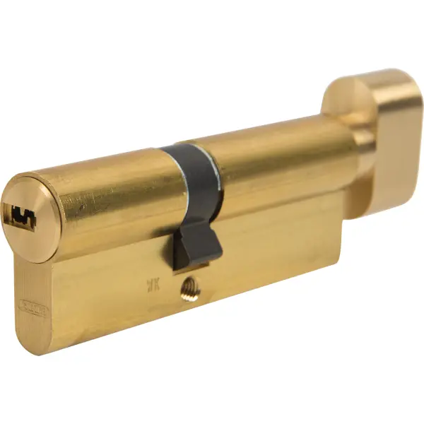 Цилиндр Abus KD6MM Z35/K45, 35x45 мм, ключ/вертушка, цвет золото цилиндр ключ вертушка 35х45 золото 80 c bk pb