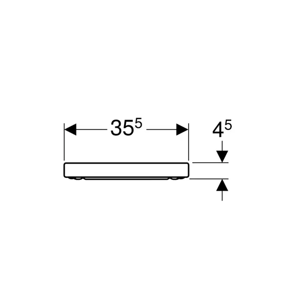 фото Сиденье для унитаза geberit icon дюропласт, цвет белый