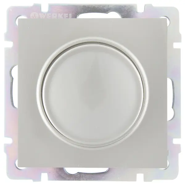 Диммер встраиваемый Werkel 600 Вт цвет серебряный планшет для акварели лилия холдинг серебряный свет ораниенбаума а4 17 л 300 г 50% хлопка