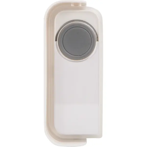 Кнопка для дверного звонка беспроводная Lexman цвет белый кнопка для дверного звонка проводная zamel pdj 213 p с подсветкой белый