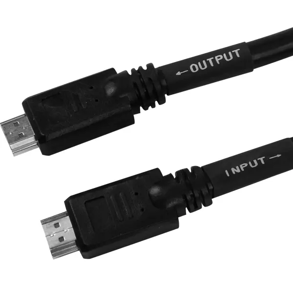 Кабель HDMI Oxion 3D V1.4 с усилителем сигнала 50 м аудио кабель oxion hi fi 2х0 75 5 м медь
