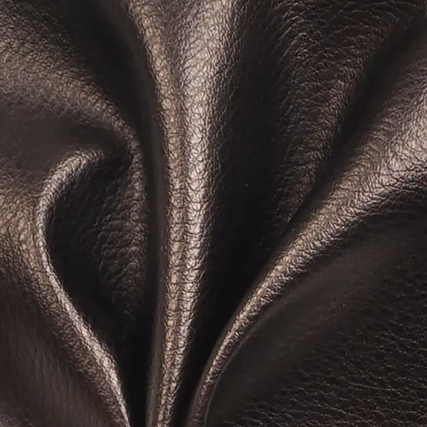 Ткань п/м кожа искусственная Boston 140 см однотонная цвет шоколад декобокс 40х50 см горячий шоколад