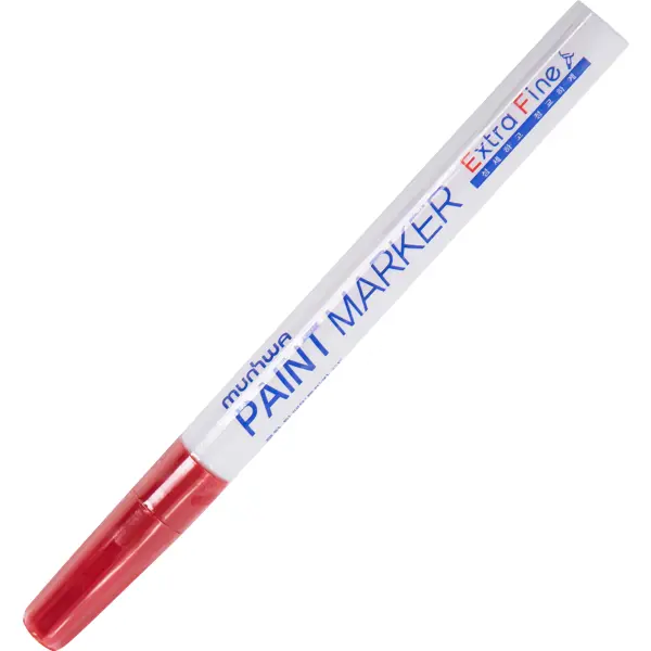 Маркер-краска Munhwa Extra 260036 красная 1 мм маркер краска munhwa pm 05 белый
