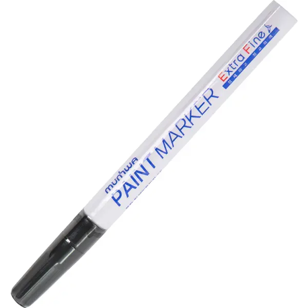 Маркер-краска Munhwa Extra 260031 черная 1 мм маркер краска munhwa белый 2мм spm 05