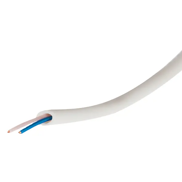 Провод Oxion КСПВ 2x0.2 мм 10 м ГОСТ цвет белый кабель oxion usb micro usb 1 м цвет белый