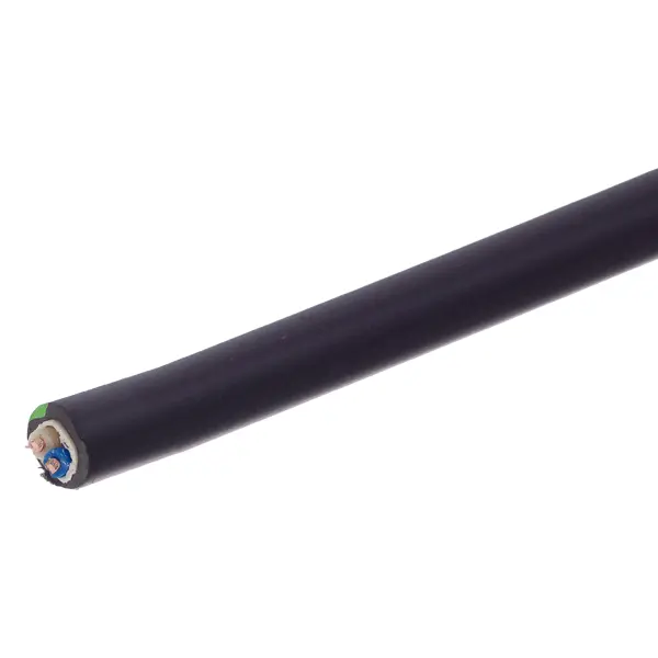 Кабель Камит ВВГпнг(A) 2x1.5 мм 20 м ГОСТ цвет черный силовой кабель проводник
