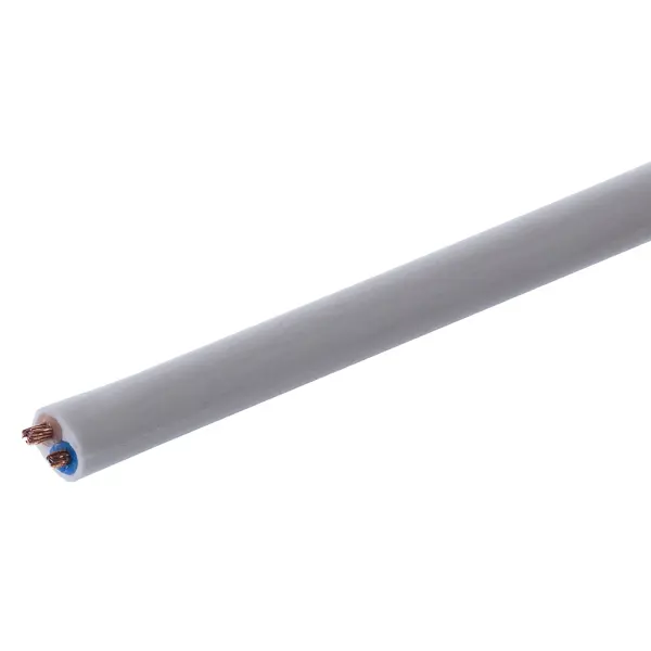 Провод Ореол ШВВП 2x0.75 мм 20 м ГОСТ цвет белый гибкий плоский провод шввп элпрокабель