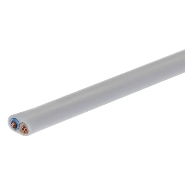 Провод Ореол ШВВП 2x0.75 мм 50 м ГОСТ цвет белый гибкий плоский провод шввп элпрокабель