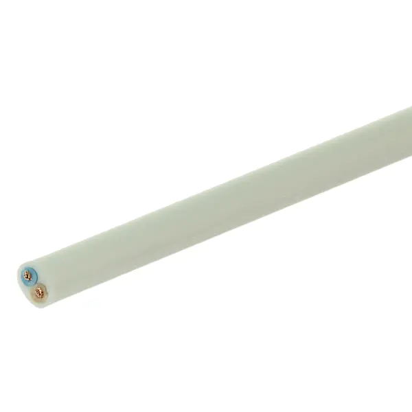 Провод Ореол ШВВП 2x0.5 мм 20 м ГОСТ цвет белый гибкий плоский провод шввп элпрокабель