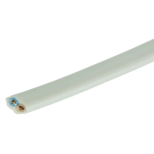 Провод Ореол ШВВП 2x0.75 мм 5 м ГОСТ цвет белый гибкий плоский провод шввп элпрокабель