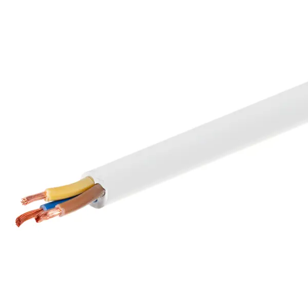 Провод Ореол ПВС 3х2.5 100 м ГОСТ цвет белый кабель ореол nym 2x2 5 мм 100 м гост серый