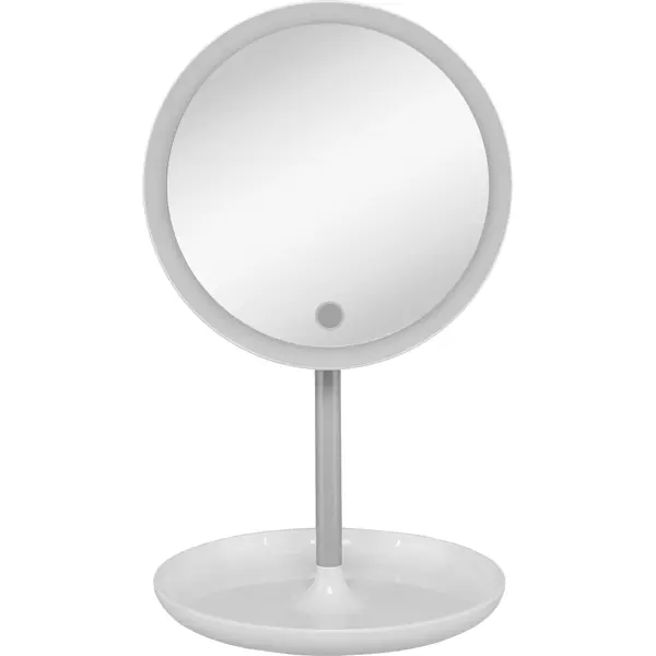 Зеркало с подсветкой аккумуляторное настольное Uniel TLD-590, 200 Лм, 6000K карманное зеркало uniel