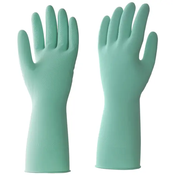Перчатки латексные HQ Profiline размер M цвет зеленый перчатки латексные с хлопковым напылением york размер m