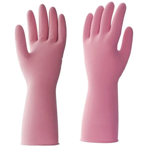 Перчатки латексные HQ Profiline размер L цвет красный перчатки с губкой для мытья посуды