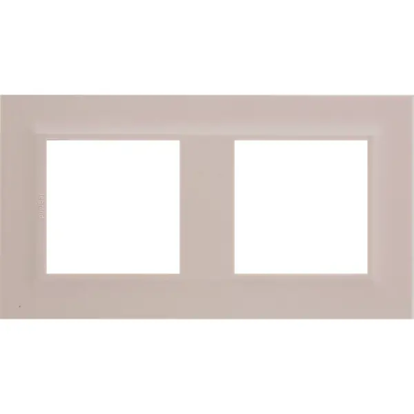 Рамка для розеток и выключателей Legrand Structura 2 поста, цвет розовый рамка для розеток и выключателей legrand structura 4 поста розовый