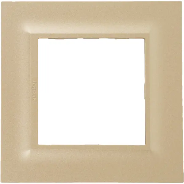 Рамка для розеток и выключателей Legrand Structura 1 пост, цвет золото рамка для розеток и выключателей legrand structura 1 пост бронза