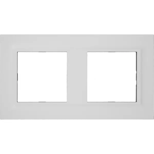 Рамка для розеток и выключателей Legrand Structura 2 поста, цвет белый рамка для розеток и выключателей горизонтальная таймыр 2 поста белый