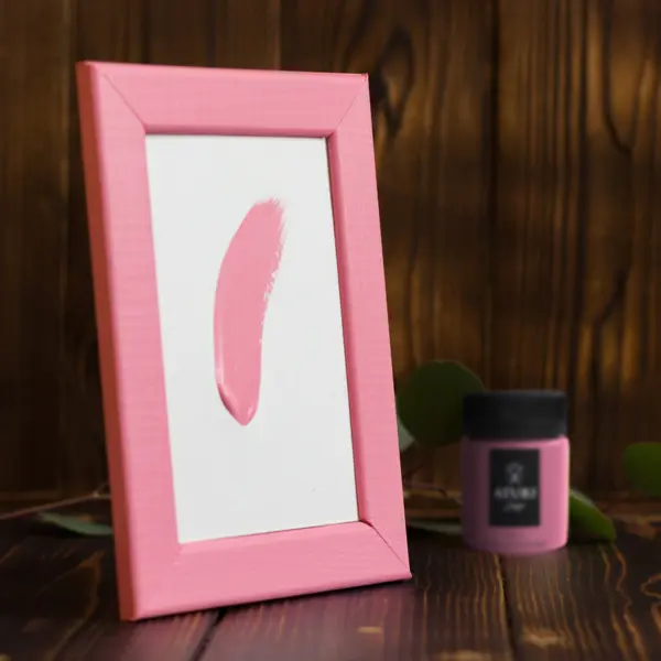 фото Краска акриловая aturi цвет розовый 60 г aturi design