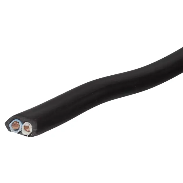Кабель Ореол ВВГпнг(A)-LS 2x2.5 мм 5 м ГОСТ цвет черный кабель акустический aura scb 1075 18 ga бухта 50 м красный