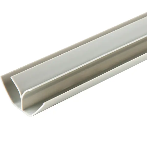 Профиль ПВХ угловой внутренний Т5 мм серый 3 м комплект панелей мдф вайнскот 9 эмаль белый 920x153 мм 1 3 м²