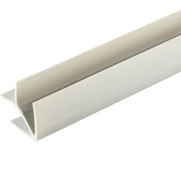Профиль ПВХ угловой наружный Т5 мм серый 3 м комплект панелей мдф вайнскот 5 эмаль белый 920x153 мм 1 3 м²