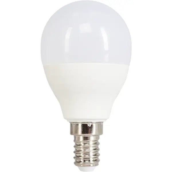фото Лампа светодиодная norma e14 170-240 в 11 вт шар 900 лм, белый свет volpe