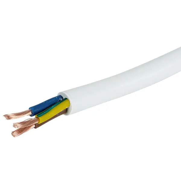 Провод Ореол ПВС 3х6 на отрез ГОСТ кабель ореол nym 3x1 5 мм 100 м гост серый