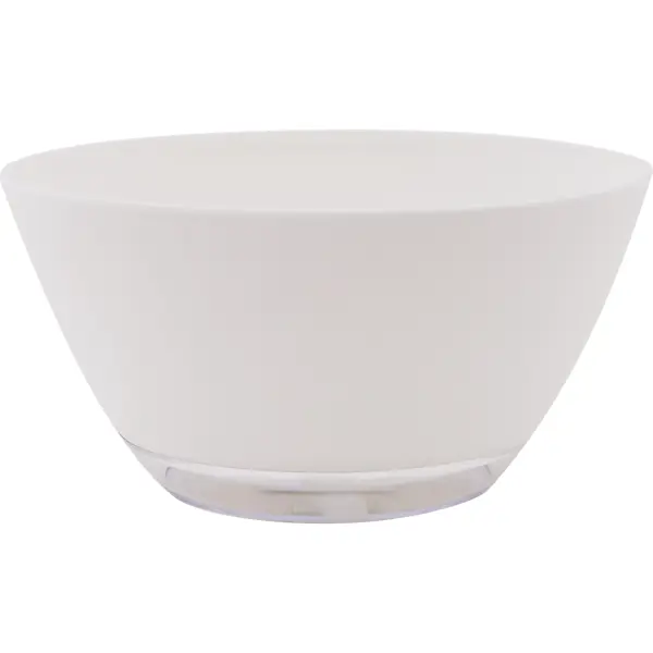 Кашпо Лодочка ø20 h10 см v1 л пластик белый сушилка для посуды с поддоном 2 х ярусная 24×40×38 см белый