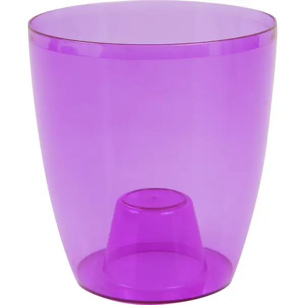 Кашпо для орхидей Idea Орхидея ø16 h15 см v2.4 л пластик фиолетовый стойка для ёршика и туалетной бумаги fixsen wendy fx 7032 49 69 см пластик фиолетовый