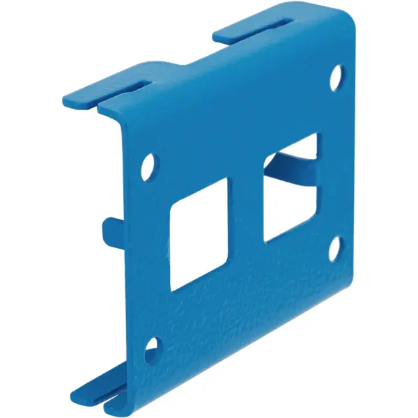Пластина-соединитель для стеллажа МКФ сталь цвет синий стойка для металлического стеллажа км 2500x37x37 мм