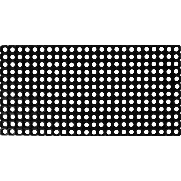 Коврик ячеистый 50x100 см резина цвет чёрный коврик inspire flavio 50x100 см резина чёрный