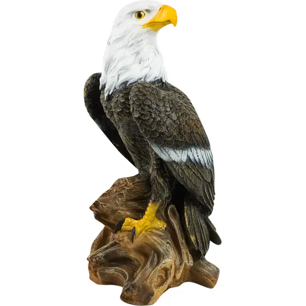 Фигура садовая Орел на бревне 61x30x30 см фигурка садовая орел на камне 161