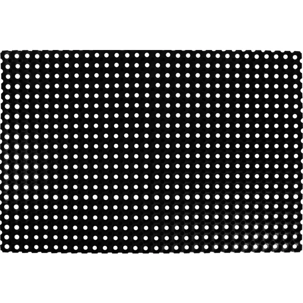 Коврик ячеистый 80x120 см резина цвет чёрный коврик для ванной grampus 80x50 см чёрный