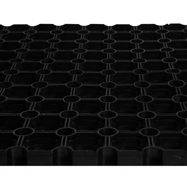фото Коврик ячеистый 40x60 см резина цвет чёрный без бренда