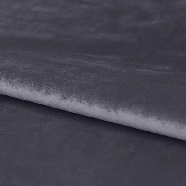Ткань п/м бархат ширина 150 см цвет серый полотно вафельное набивное длина 10 м ширина 50 см рисунок 62005 вид 1