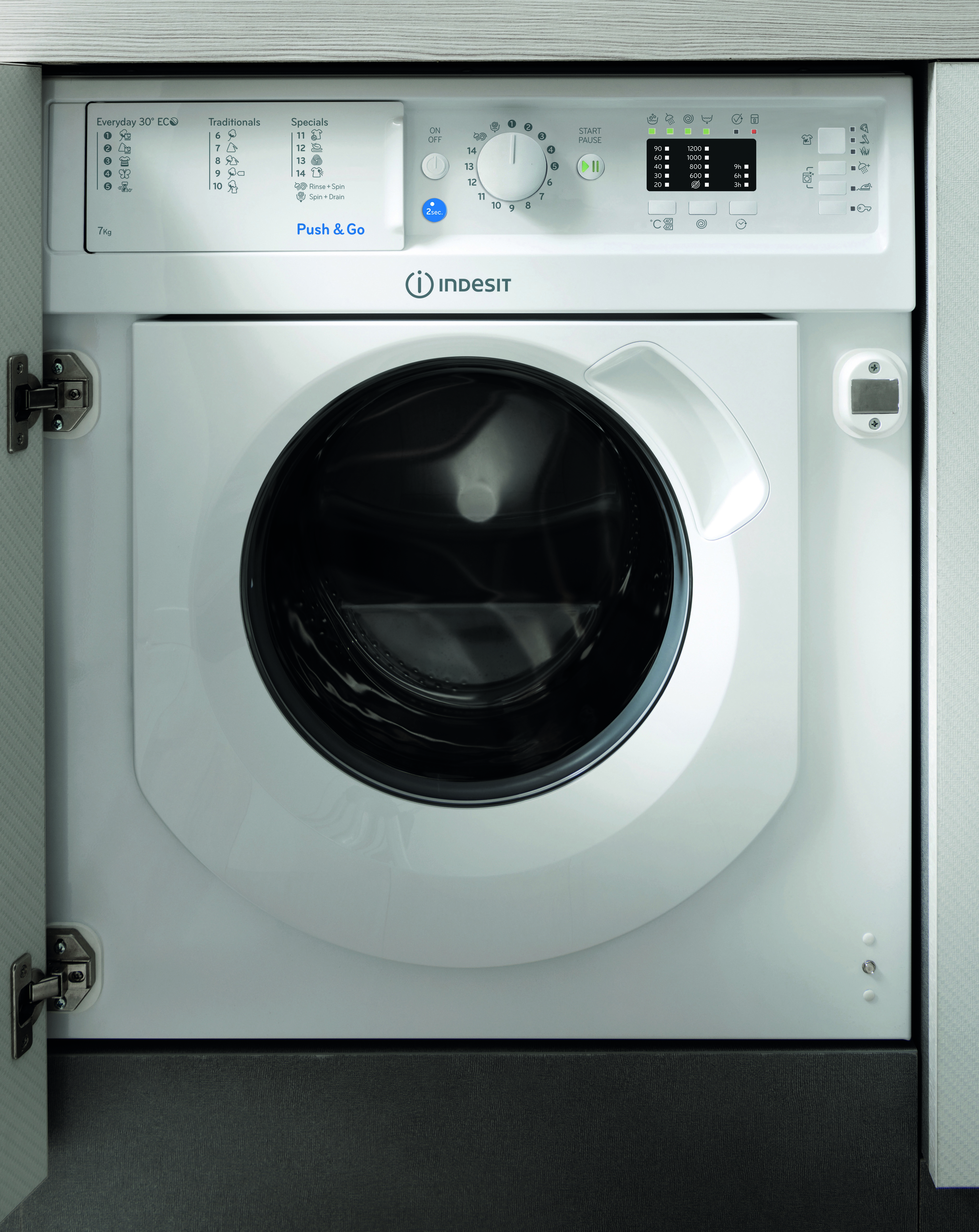 Стиральная машина встроенная INDESIT BI WMIL 71252 EU 59.5x82x54.5 см 7 кг  цвет белый по цене 39990 ₽/шт. купить в Туле в интернет-магазине Леруа  Мерлен