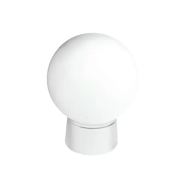 фото Светильник нбб 60 вт ip20 с оптико-акустическим датчиком, накладной, шар, цвет белый tdm electric