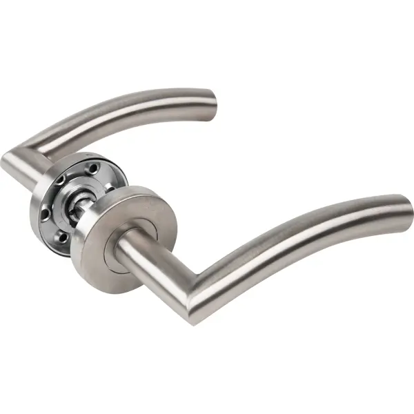 Дверные ручки Inspire Margaud нержавеющая сталь без запирания цвет серебро кольцо тренд линии серебро безразмерное