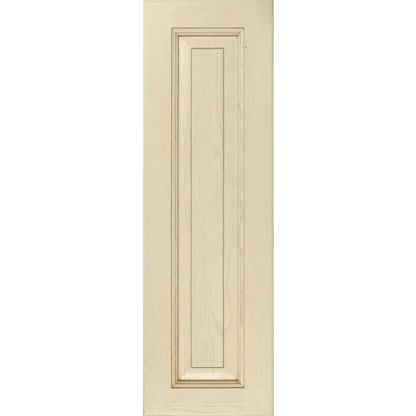 фото Дверь для шкафа delinia id невель 33.3x102.1 см массив ясеня цвет кремовый